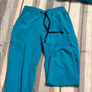 Figs Women’s Teal Uman Relaxed Scrub Pants